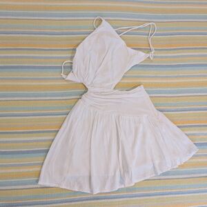 open lace back dress Adder Mini Dress | White | Womens main image 0